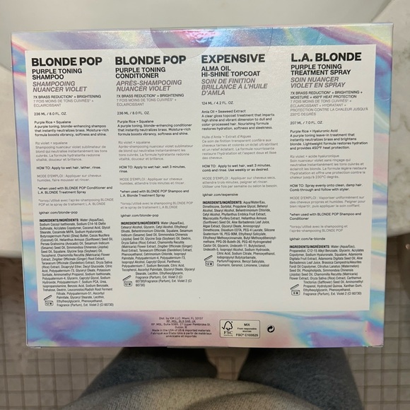 IGK Brighter Days Ahead Blonde Care & Treatment Set - Picture 2 of 5